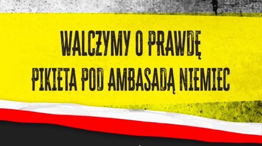 Już 1 września protest pod niemiecką ambasadą